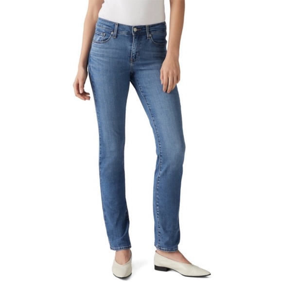 Levi's Perfectly Slimming 512 Skinny Leg Blue Jeans $59 - Picture 2 of 11